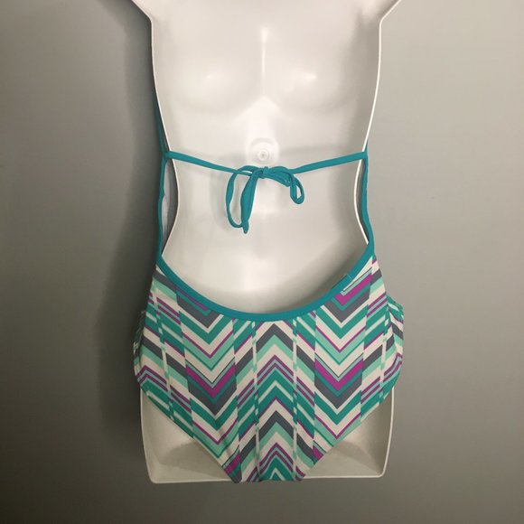 H&M - One Piece Blue/White Swimwear- Item#85 - Picture 5 of 6